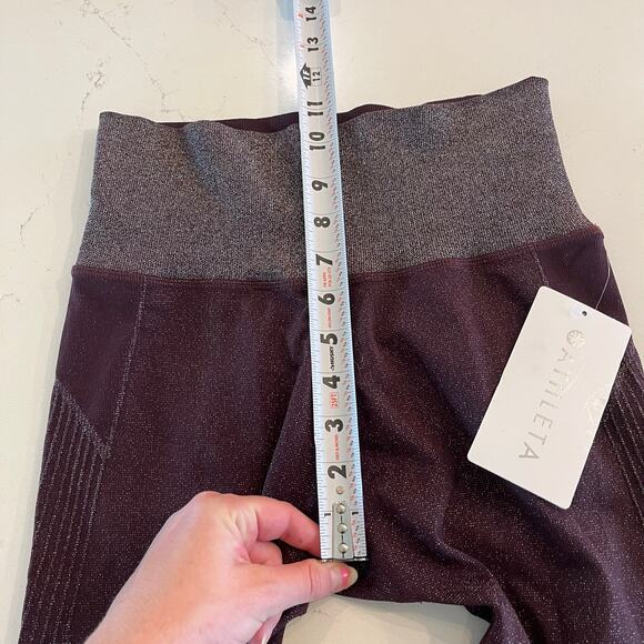 NWT Athleta Twilight Tight 2.0 Leggings‎ in Antique Burgundy Size Small - Picture 9 of 10